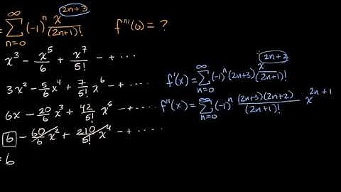 214. Đạo hàm chuỗi lũy thừa | Chuỗi | AP Giải tích BC | Khan Academy
