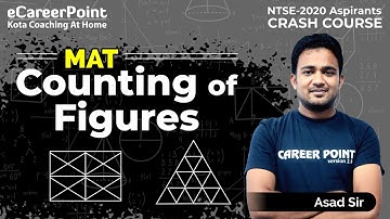 Counting Of Figures | Crash Course | MAT | Class 9th & 10th | Asad Sir | Career Point-NTSE