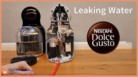 Dolce Gusto coffee machine leaks water