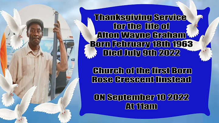 ALTON WAYNE GRAHAM THANKSGIVING SERVICE