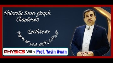 Velocity Time Graph.Chapter#3.Lect#2.Physics 1st Year.MDCAT.ECAT.Physics with Prof. Yasin.