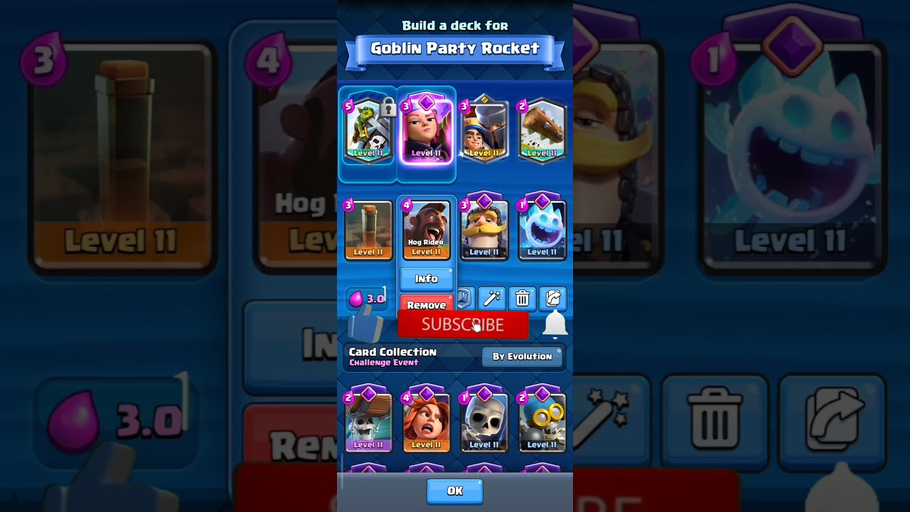 BEST GOBLIN PARTY ROCKET DECKS CLASH ROYALE✨