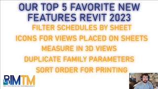 Revit 2023 - Our Top 5 New Features