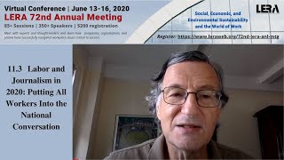 11.3  Labor and Journalism in 2020: Putting All Workers Into the National Conversation