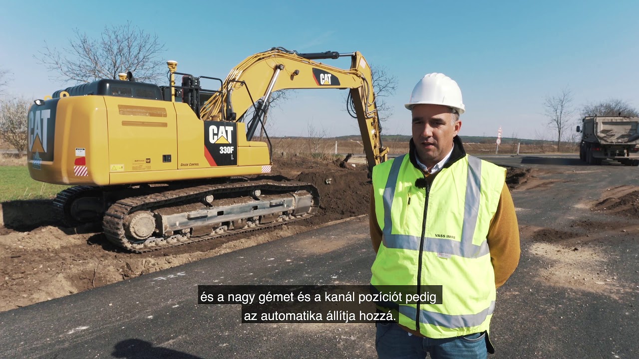 Duna Aszfalt Kft.: Innovatív útépítés közérthetően - Földmunkagépek