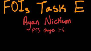 CFI FOIs Task E