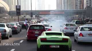 Dubai Grand Parade - onboard a C63 AMG Mercedes-Benz with Group63 AMG (08.11.13)