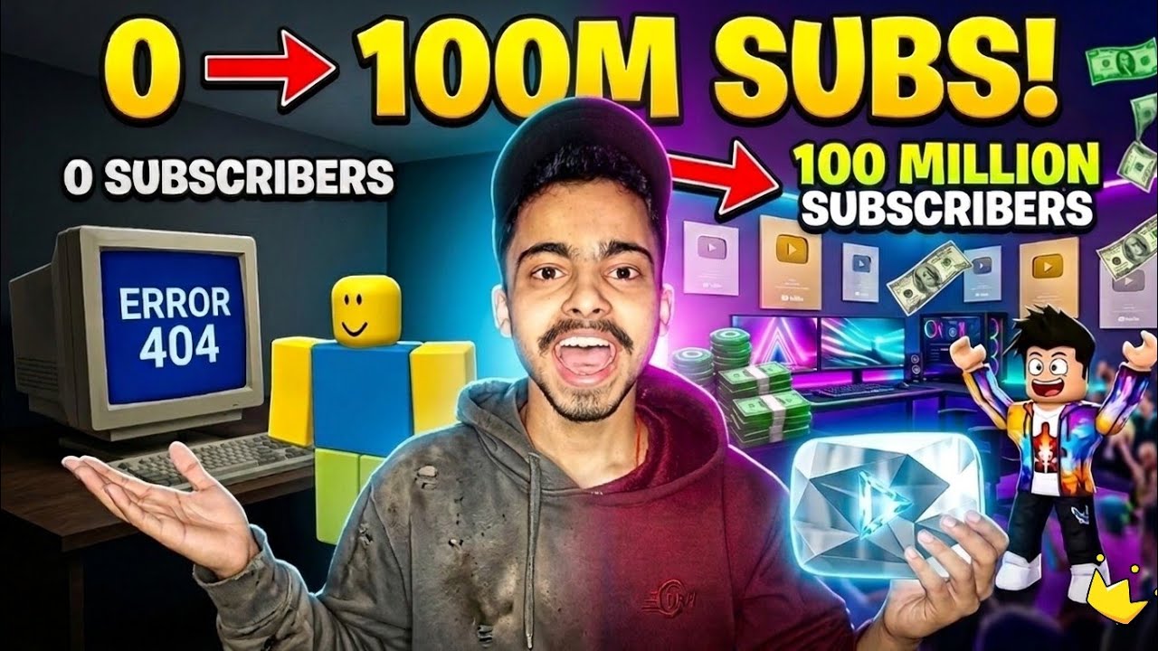 I BECAME A 100M SUBSCRIBER YOUTUBER 