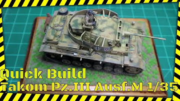Quick Build - Takom Pz.III Ausf.M - Start to Finish