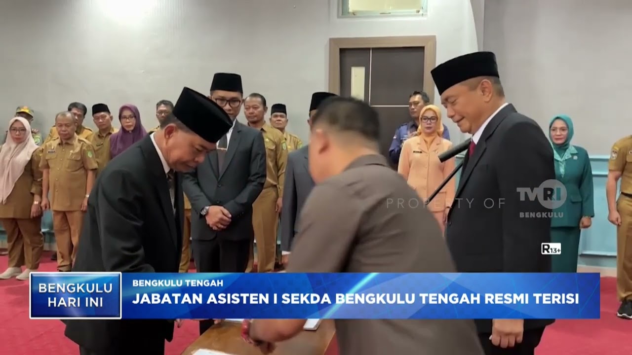 JABATAN ASISTEN I SEKDA BENGKULU TENGAH RESMI TERISI