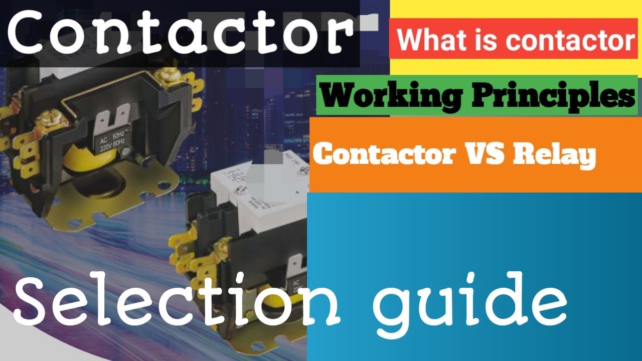 what is contactor| operation| Specifications - YouTube