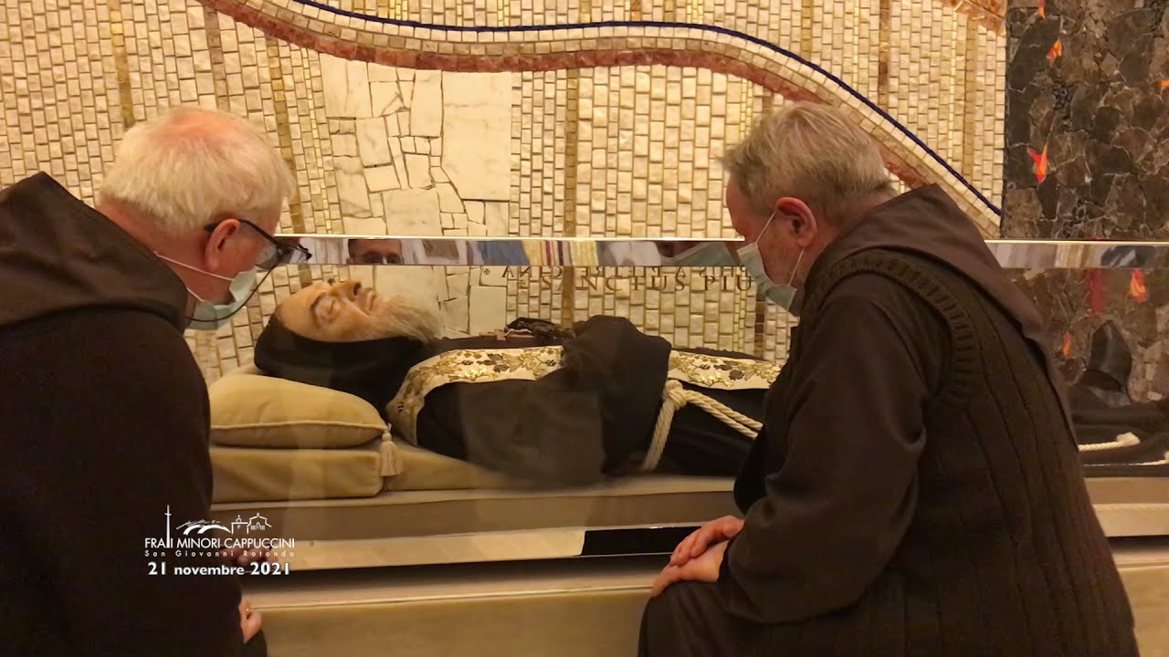 Traslazione di San Pio nella cripta di Santa Maria delle Grazie. 21 novembre 2021