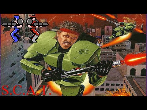 S.C.A.T. Special Cybernetic Attack Team NES, Action in NEW YORK Dendy прохождение [060]