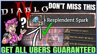 Diablo 4 - Get ALL Uber Uniques 100% No RNG Easy - Season 4 Uber Unique Fast Farm Guide \& More!