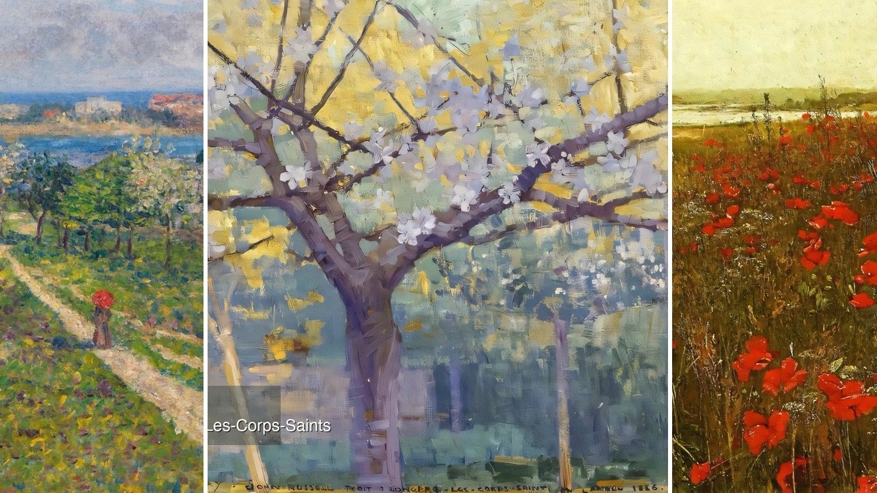 Impressionist Art TV — Silent Art Gallery · September 9 Morning | The Garden At Longp… & others