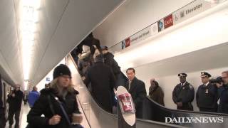 World Trade Center PATH station opens first new platform
