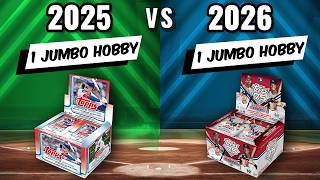 🚨HOBBY VS HOBBY!!🚨 2025 TOPPS UPDATE BASEBALL JUMBO VS 2026 TOPPS SERIES 1 JUMBO HOBBY