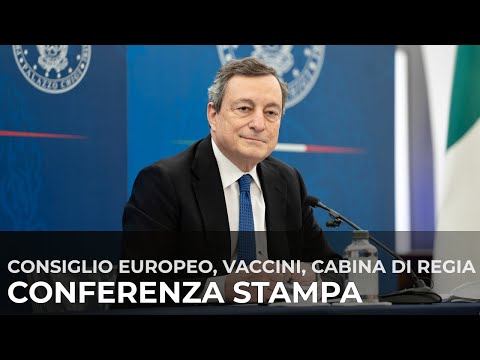 Conferenza stampa del Presidente Draghi