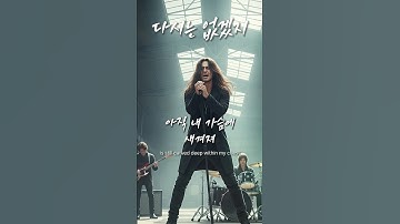 「다시는 없겠지」 한 번뿐인 사랑을 잃은 남자의 고백 / 유일무이 락발라드 Created with AI #rockballad #락발라드 #shorts