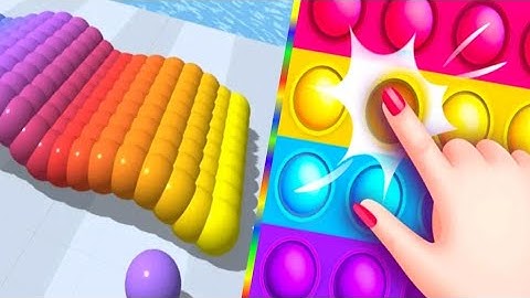 🎮Pop Us vs Canvas Run All Levels - New Max Level Android,Ios Mobile Gameplay - Samudra Games