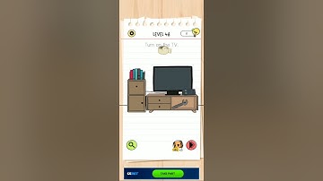 Brain test All-Star level 48 Turn on the TV walkthrough