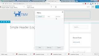 Beaver Custom Header - Simple Header with Logo and Menu