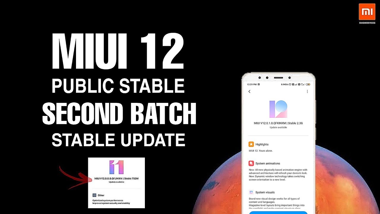 MIUI 12 Public Stable Update Process For Second Batch ( Kab Ayega ...