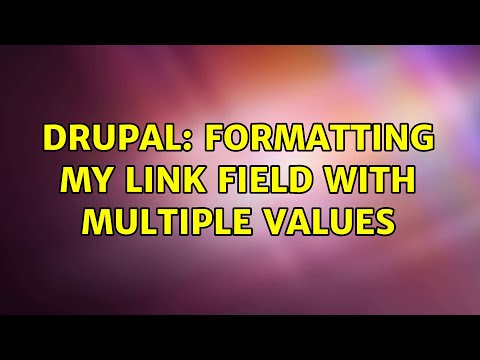 Drupal: Formatting my