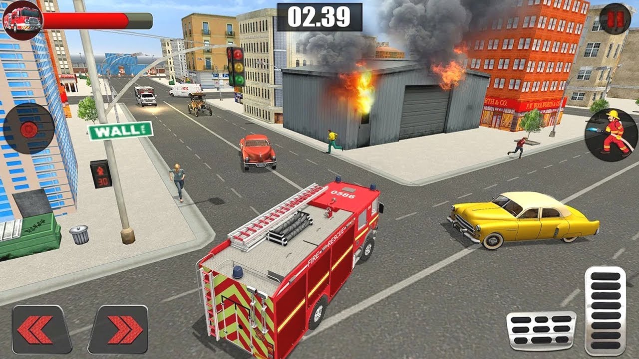 Firefighter Rescue Engine Simulator 2018 (by Zaibi Games Studio) Android Gameplay [HD]