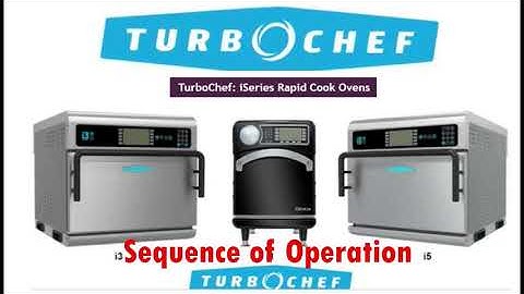Turbochef I Series Sequence of Operation