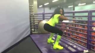 Squats with Alternating Kick back week 1 day 2