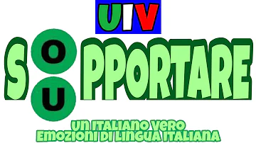 Cosa vuol dire sopportare una persona?