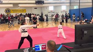 Delilah Poomsae. Badger State games. October 4, 2025.