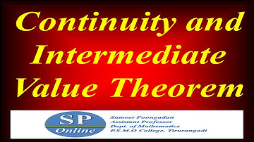 S1 B.Sc; Complementary; Lecture 33-Continuity & Intermediate Value Theorem