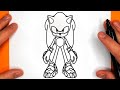 Como dibujar a sonic prime  como desenhar o sonic prime  sonic prime de netflix  fcil dibujo