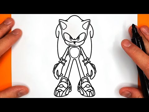 COMO DESENHAR O SONIC PRIME DA NETFLIX - TUTORIAL PASSO A PASSO 