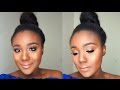 Simple Everyday Summer Makeup Tutorial + Sweat Proof Makeup Tips for Black Women