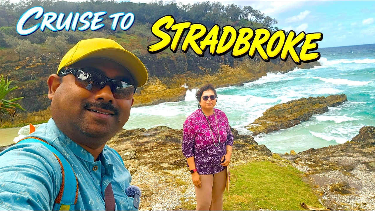 North Stradbroke Island Cruise 🇦🇺 | Ferry, Point Lookout, Beaches & Kangaroos