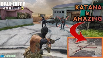 NEW *KATANA* OPERATOR Skill is AMAZING in COD Mobile