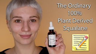 The Ordinary 100% Plant-Derived Squalane Review - Demonstration - How to Use it