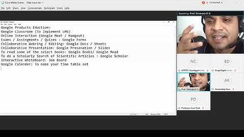 ATAL-FDP || Hands on Session- Google Classroom by Dr. Srinivasa KG || Day 2 || 1 September 2020 ||
