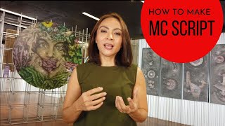 MC Script Sample by Nirmala Trisna #mcscript #tutorial #publicspeaking #howto