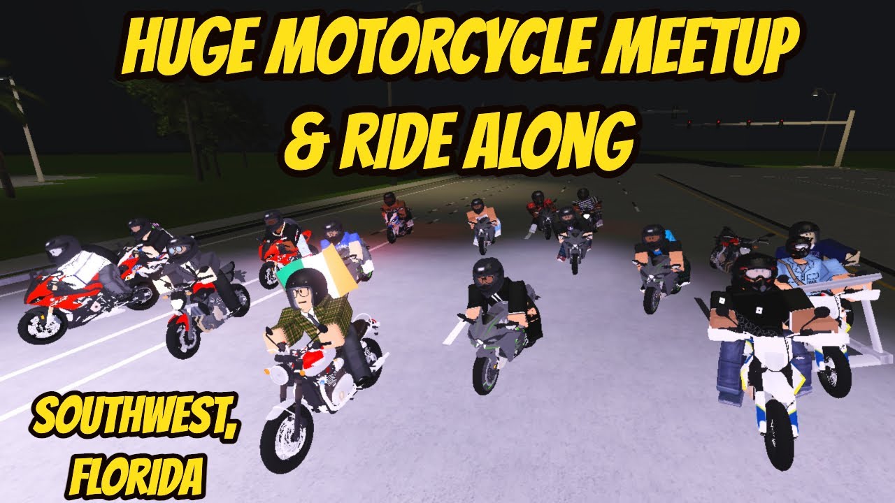 Southwest Florida Roblox L Motorcycle Meet Up Ride Along Rp Roblox Swfl Youtube - roblox motorcycle games