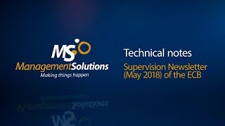 Supervision Newsletter of the ECB (May 2018)