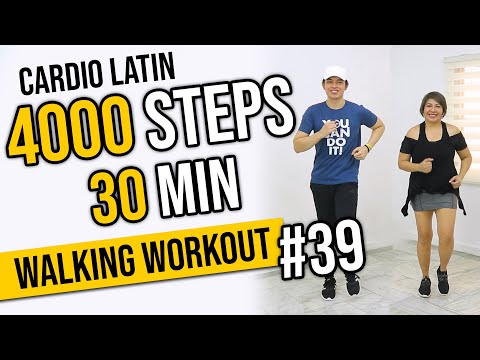 30 MIN CARDIO LATIN DANCE Workout with MOM! • 4000 Steps • Walking Workout #39 • Keoni Tamayo