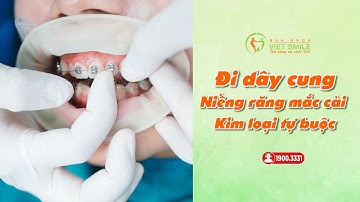 Cận cảnh đi dây cung - đóng khóa mắc cài kim loại tự động