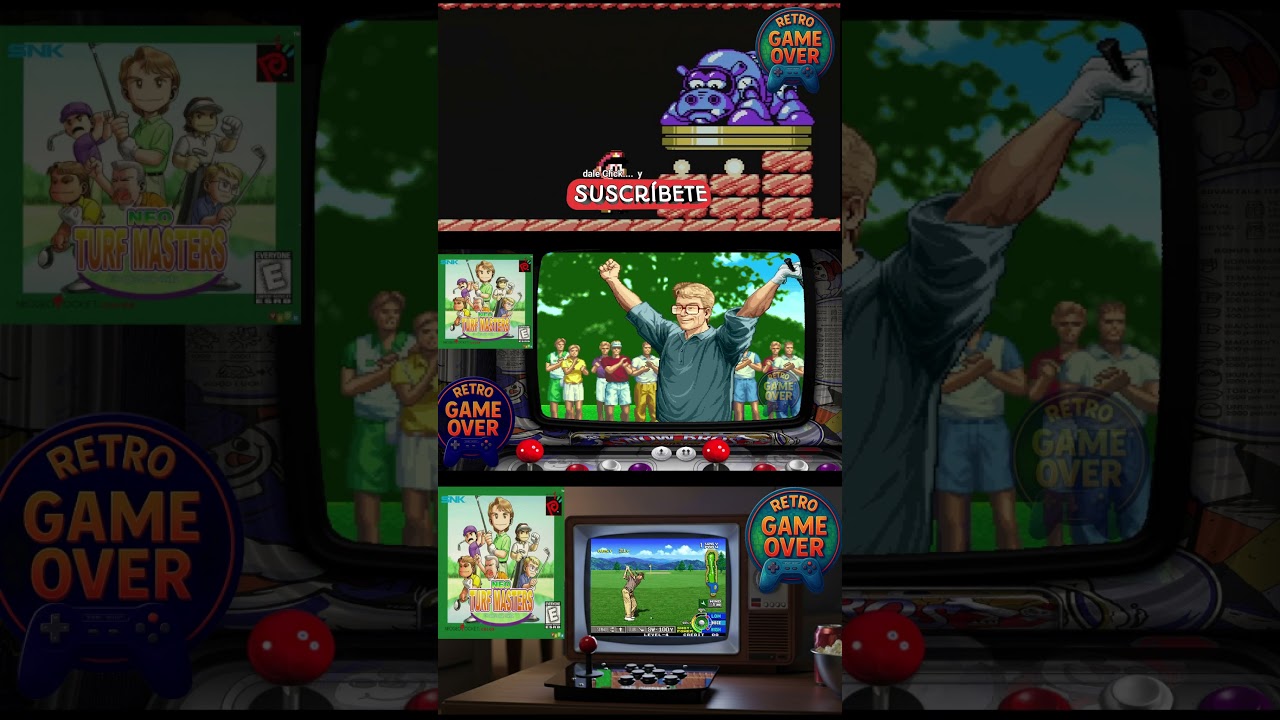 Neo Turf Master. Gameplay Arcade. No todos los juegos de golf son aburridos