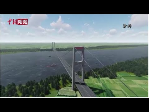 武汉市域第十二座长江大桥开建 - YouTube