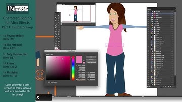 After Effects Character Rigging Part 1 - Illustrator Preparation