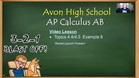 Avon High School - AP Calculus AB - Topics 4.4 & 4.5 - Example 8
